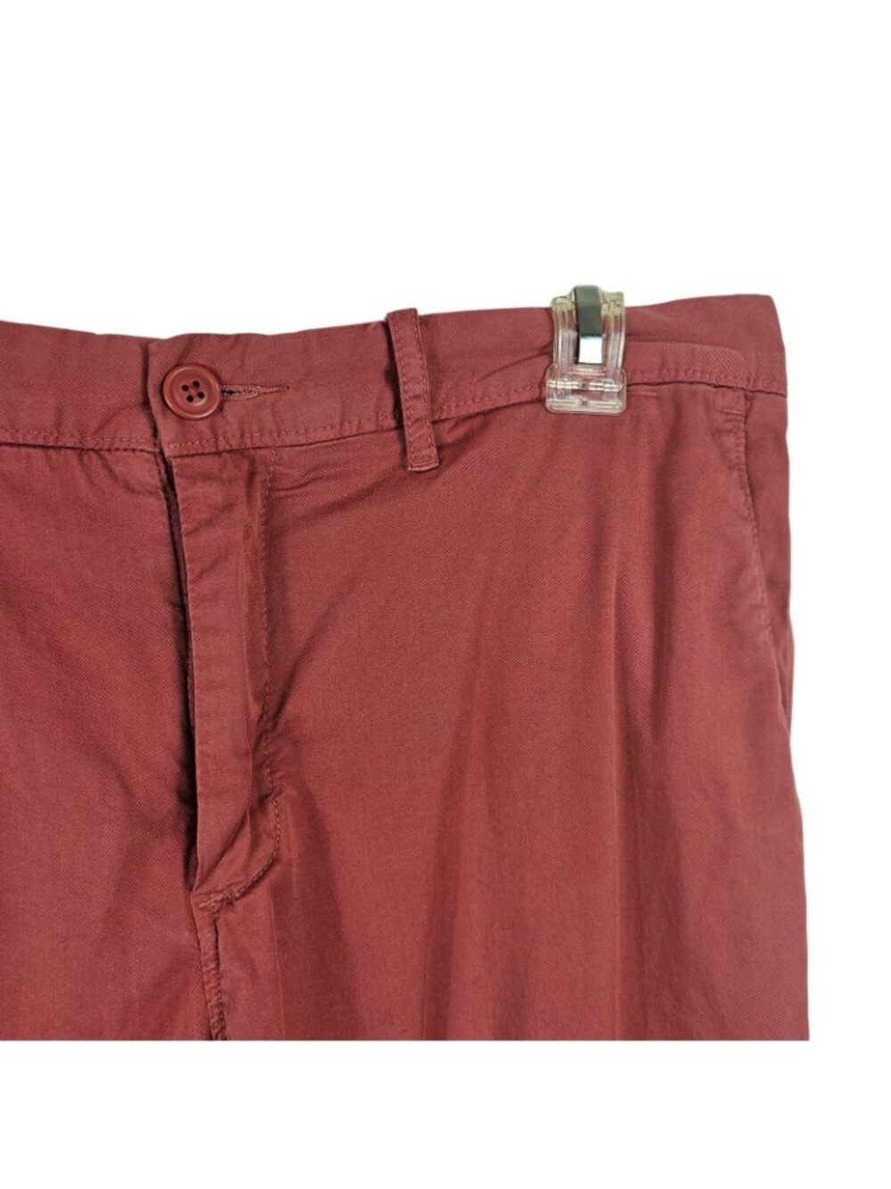 J.Crew Stretch Women's 34 Chino Trouser Pants Dusty Red Slim Fit Business Casual - Picture 9 of 12